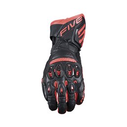 GUANTES FIVE RFX3 EVO NERO / FLUO ROSSO TAGLIA S