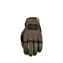 GUANTES FIVE SCRAMBLER KHAKI / NERO TAGLIA M