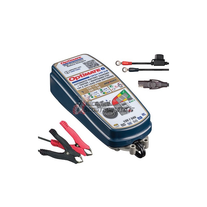 CARGADOR DE BATERÍA OPTIMATE 6 12V/6A-24V/3A (M380)