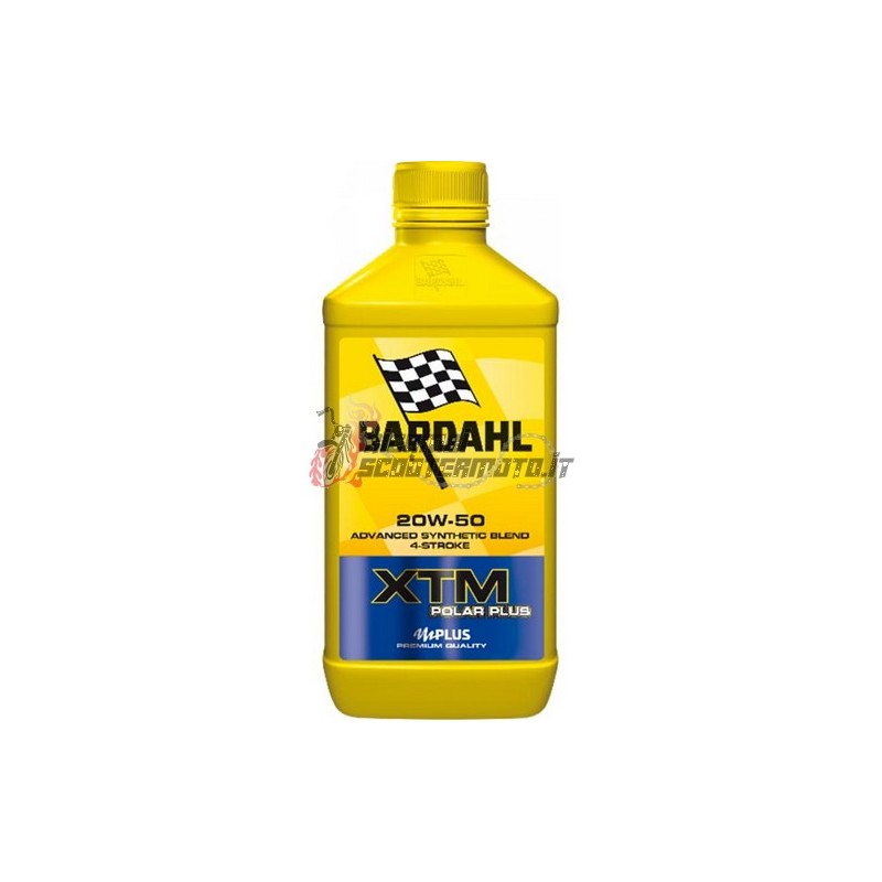 FLACONE 1 LITRO OLIO MOTORE BARDAHL 4T XTM POLARPLUS 20W-50