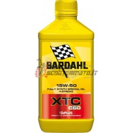 BARDAHL 4T XTC C60 15W-50 ENGINE OIL 1L BOTTLE (Carton 12x1L)