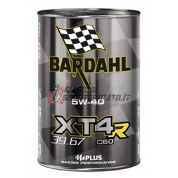 BARDAHL 4T XT4-R C60 RACING 39.67 5W-40 ENGINE OIL 1L BOTTLE (Carton 12x1L)