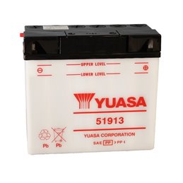 YUASA BATTERY 51913 12V 21AH 51913 MOTO SCOOTER QUAD CROSS  51913 WITHOUT LIQUID