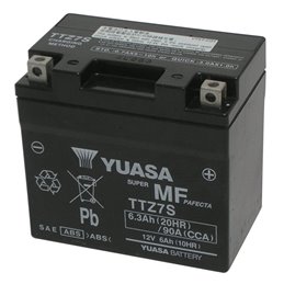 YUASA BATTERIE YTZ7S-BS 12V 5AH YTZ7S MOTO SCOOTER QUAD CROSS   MIT FLÜSSIGKEIT