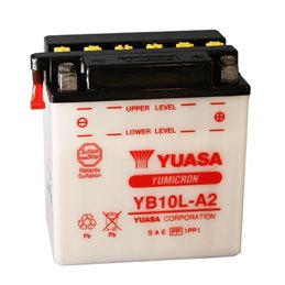 BATERÍA YUASA  YB10L-A2 YB10LA2 MOTO SCOOTER QUAD CROSS SIN LIQUIDO