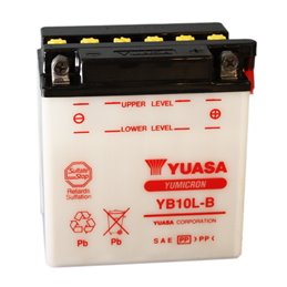 BATERÍA YUASA  YB10L-B YB10LB MOTO SCOOTER QUAD CROSS SIN LIQUIDO