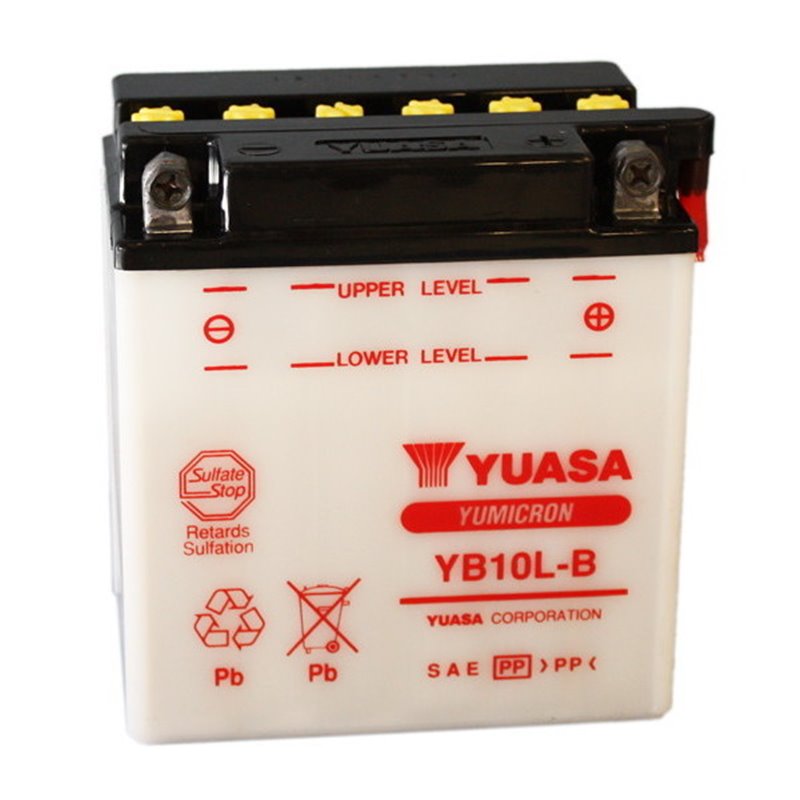 BATTERIE YUASA  YB10L-B YB10LB MOTO SCOOTER QUAD CROSS SANS LIQUIDE