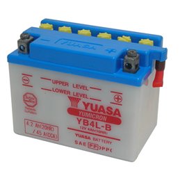 BATERÍA YUASA  YB4L-B YB4LB MOTO SCOOTER QUAD CROSS CON LIQUIDO