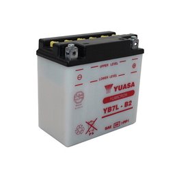 BATTERIE YUASA YB7L-B2  12V 8AH YB7L-B2 MOTO SCOOTER QUAD CROSS  SANS LIQUIDE