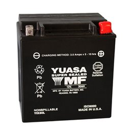 YUASA BATTERY YIX30L  12V 30AH YIX30L MOTO SCOOTER QUAD CROSS   WITH LIQUID
