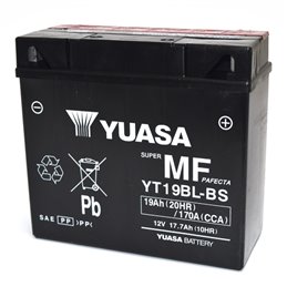 YUASA BATTERIE  YT19BL-BS SIGILLATA CON ACIDO YT19BLBS MOTO SCOOTER QUAD CROSS MIT FLÜSSIGKEIT