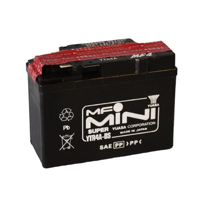 BATERÍA YUASA YTR4A-BS  12V 2,3AH YTR4A-BS MOTO SCOOTER QUAD CROSS 0986FA1300 FA130 CON LIQUIDO
