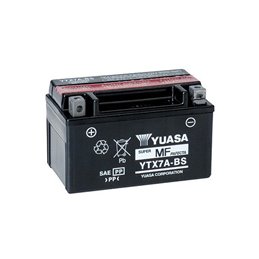 YUASA BATTERY  YTX7A-BS SIGILLATA CON ACIDO YTX7ABS MOTO SCOOTER QUAD CROSS WITH LIQUID