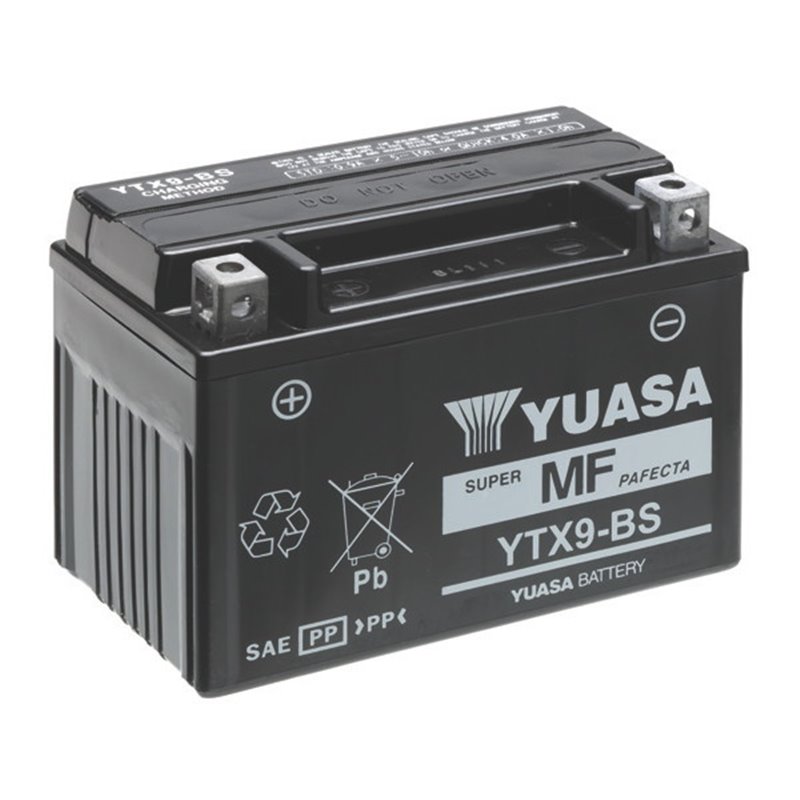 BATTERIE YUASA YTX9-BS ARCTIC CAT 150 150 2016-2017  YTX9BS AVEC LIQUIDE
