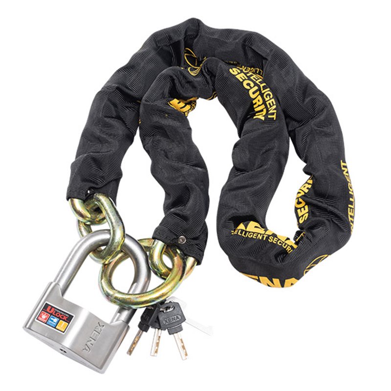 CADENA ANTIRROBO 120CM CON OCCHIELLO E LUCCHETTO 69MM
