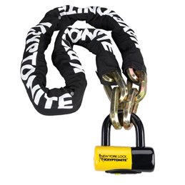 ANTI-THEFT CHAIN CON LUCCHETTO DISCO FAHGETTABOUDIT DA 100CM NEW YORK