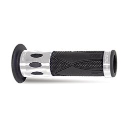 KNOBS STRADA FORATE PROGRIP 728 (COLORE:SILVER)