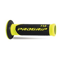 KNOBS STRADA FORATE PROGRIP 732 DUAL DENSITY (COLORE:GIALLO)