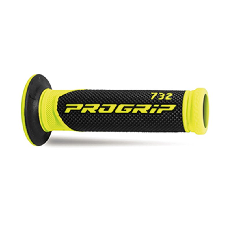 KNOBS STRADA FORATE PROGRIP 732 DUAL DENSITY (COLORE:GIALLO)