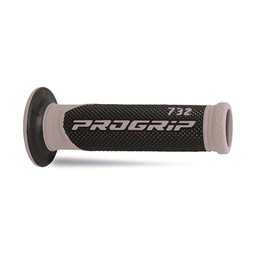 KNOBS STRADA FORATE PROGRIP 732 DUAL DENSITY (COLORE:GRIGIO)