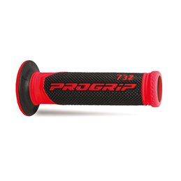 KNOBS STRADA FORATE PROGRIP 732 DUAL DENSITY (COLORE:ROSSO)