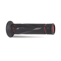 BOUTONS RACING FORATE PROGRIP 838 DUAL DENSITY (COLORE:ROSSO)