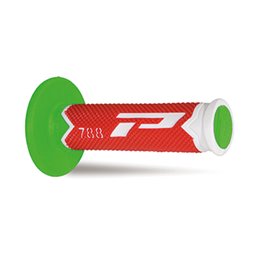 KNOBS CROSS PROGRIP 788 TRIPLE DENSITY (BIANCO/ROSSO/VERDE)