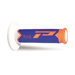 KNOBS CROSS PROGRIP 788 TRIPLE DENSITY (ARANCIO FLUO/BLU/BIANCO)