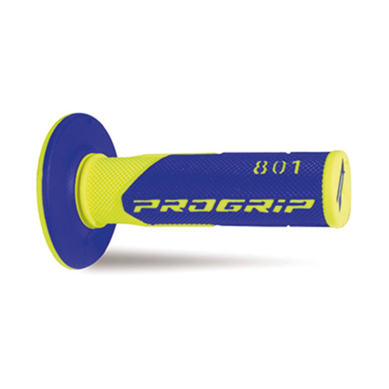 KNÖPFE CROSS PROGRIP 801 DUAL DENSITY (GIALLO FLUO/BLU)