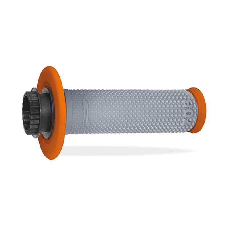 KNOBS CROSS PROGRIP 708 ARANCIONE-GRIGIO CON SISTEMA LOCK-ON KNOBS CROSS PROGRIP 708 ARANCIONE-GRIGIO CON SISTEMA LOCK-ON