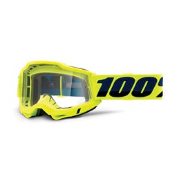 MASK 100% ACCURI 2 OTG GIALLO - TRASPARENTE