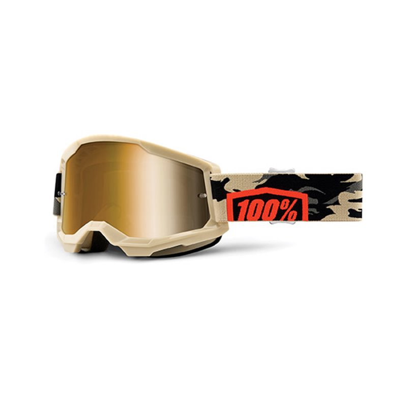 MASK 100% STRATA 2 KOMBAT - A SPECCHIO ORO MASK 100% STRATA 2 KOMBAT - A SPECCHIO ORO