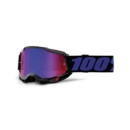 MASK 100% ACCURI 2 MOORE - A SPECCHIO ROSSO/BLU
