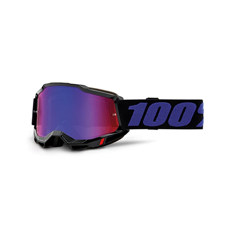 MASK 100% ACCURI 2 MOORE - A SPECCHIO ROSSO/BLU