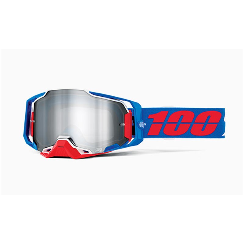 MASK 100% ARMEGA IRONCLAD - A SPECCHIO ARGENTO