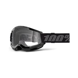 MASK 100% STRATA 2 NERO - TRASPARENTE