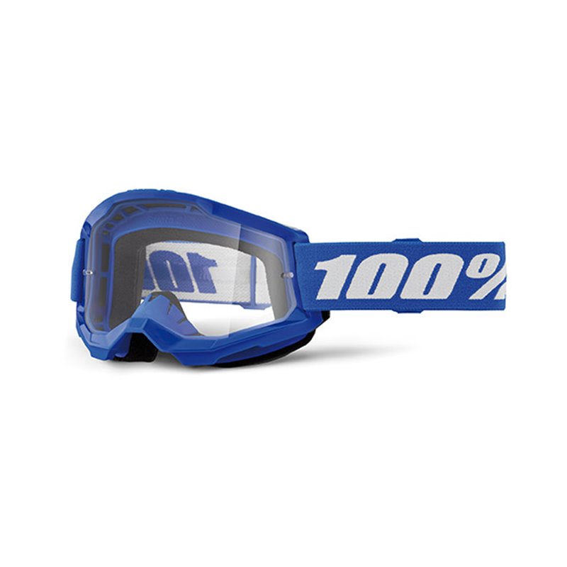MASK 100% STRATA 2 BLUE - TRASPARENTE