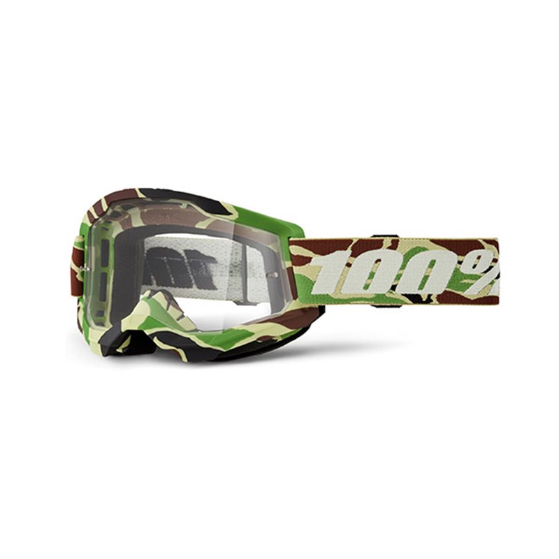 MASK 100% STRATA 2 WAR CAMO - TRASPARENTE MASK 100% STRATA 2 WAR CAMO - TRASPARENTE