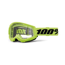 MASK 100% STRATA 2 NEON GIALLO - TRASPARENTE