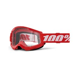 MASK 100% STRATA 2 ROSSO - TRASPARENTE
