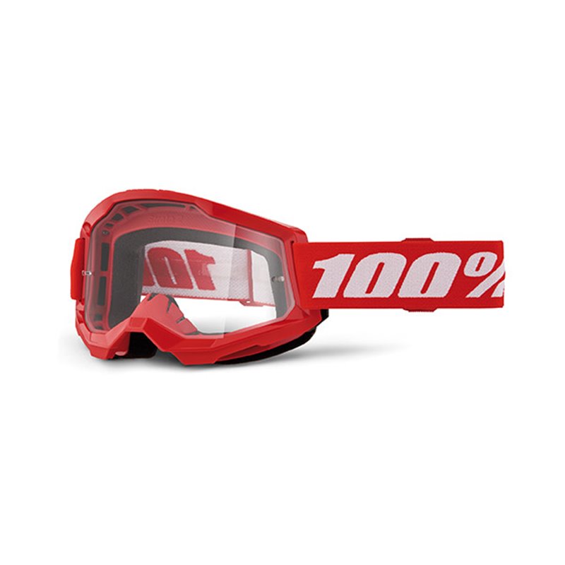 MASK 100% STRATA 2 ROSSO - TRASPARENTE