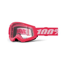 MASK 100% STRATA 2 PINK - TRASPARENTE