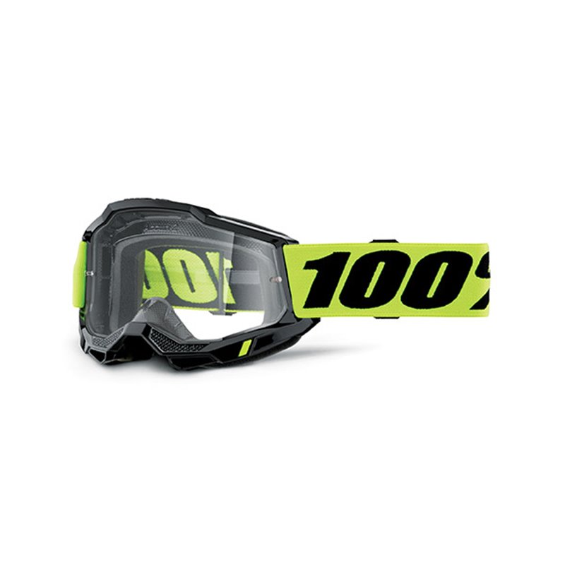 MASCARILLA 100% ACCURI 2 OTG NEON GIALLO - TRASPARENTE