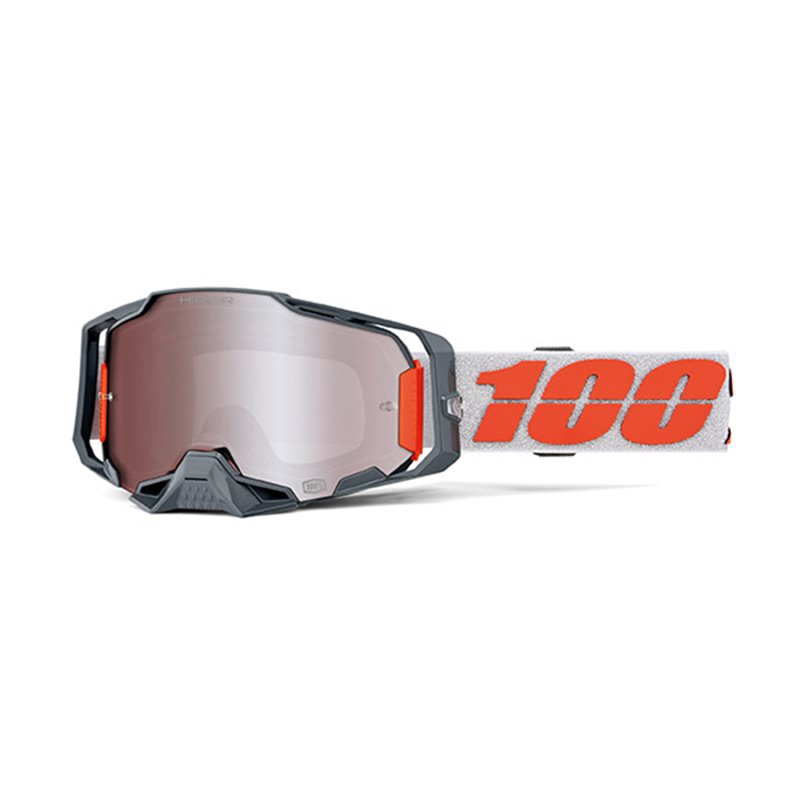 MASCHERA 100% ARMEGA SILVER - LENTE A SPECCHIO HIPER ARGENTO MASCHERA 100% ARMEGA SILVER - LENTE A SPECCHIO HIPER ARGENTO