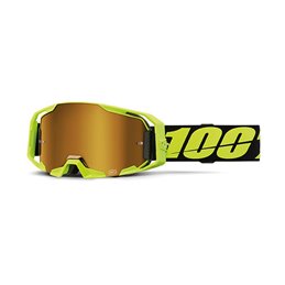 MASQUE 100% ARMATIC NEON GIALLO - A SPECCHIO ORO