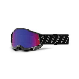 MASK 100% ACCURI 2 NEROLINE - A SPECCHIO ROSSO/BLU