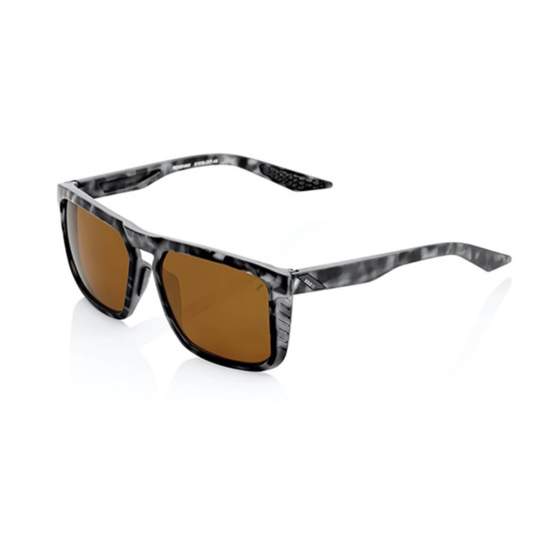 SUNGLASSES RENSHAW - MATTE NERO HAVANA - LENTI BRONZO