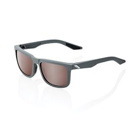 SUNGLASSES BLAKE - SOFT TACT COOL GRIGIO - LENTI HIPER A SPECCHIO ARGENTO CREMISI