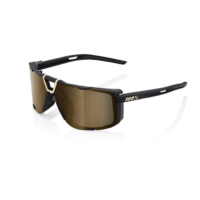 GAFAS DE SOL EASTCRAFT - SOFT TACT NERO - LENTI A SPECCHIO ORO
