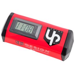 HANDLEBAR CON OROLOGIO UP DESIGN ROSSO